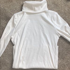 white turtle neck long sleeve